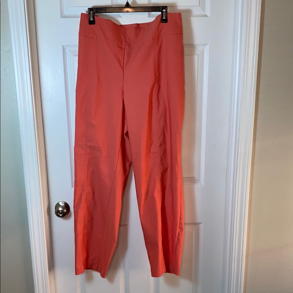 New Directions Women’s  Coral Reef Curvy Average Length Slim Leg Pants Size 24W